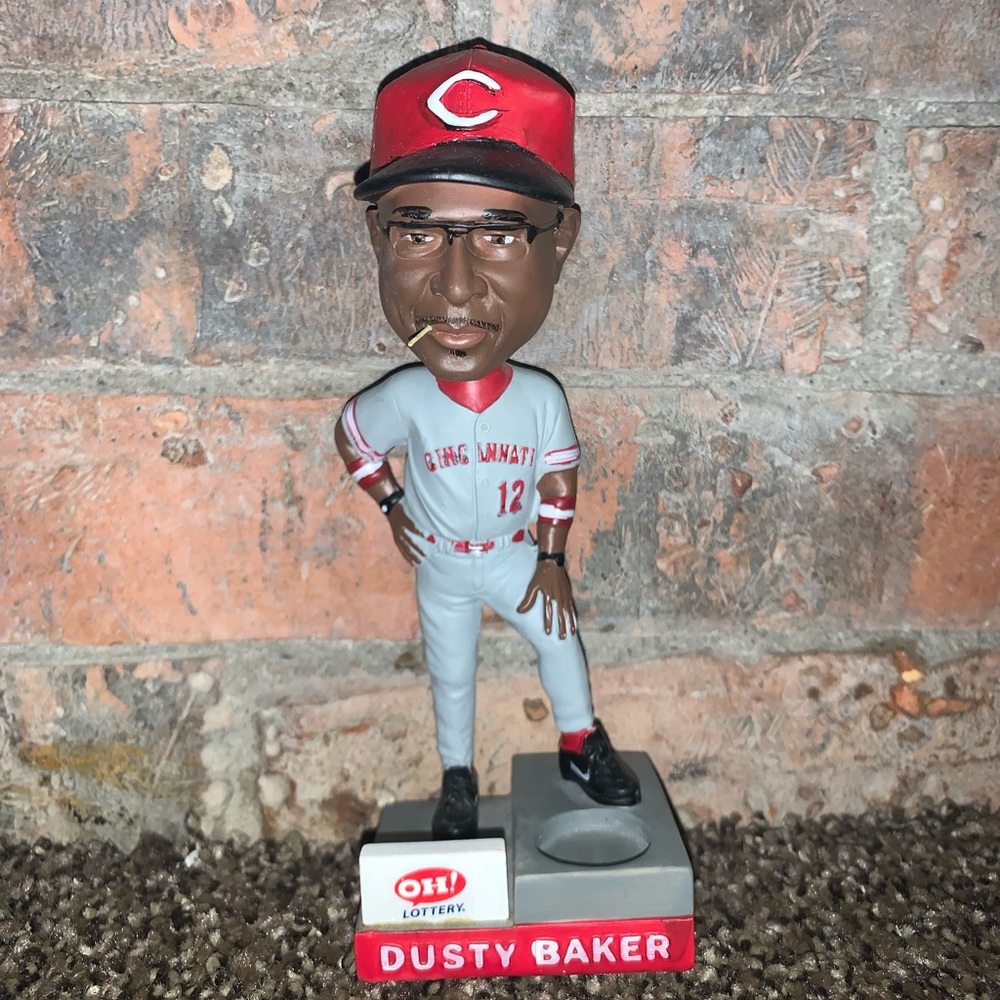 Dusty Baker Cincinnati Reds Antique Bobblehead